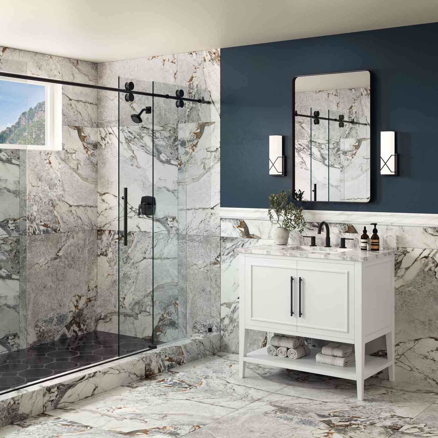 Bathroom tiles