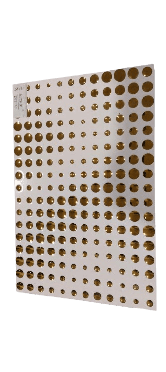 metallic penny round mosaic tile