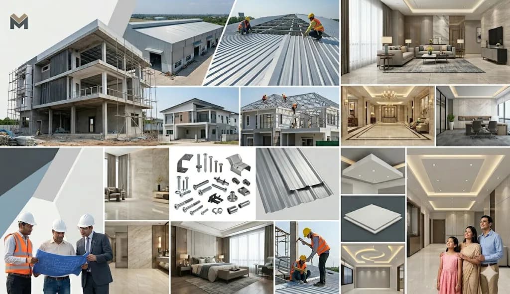 Premium Roofing Materials, Floor & Wall Tiles, Roofing Fittings and False Ceiling Solutions in India | MURLI ENTERPRISES