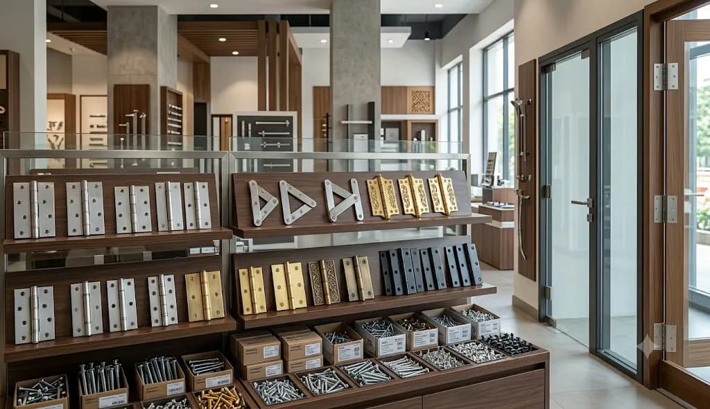 Best Door Hinges, Window Hinges, Stainless Steel, Brass & Mild Steel Hardware Fittings Supplier in India | INDIAN HARDWARE